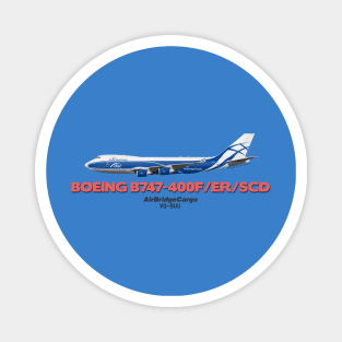 Boeing B747-400F/ER/SCD - AirBridgeCargo Magnet